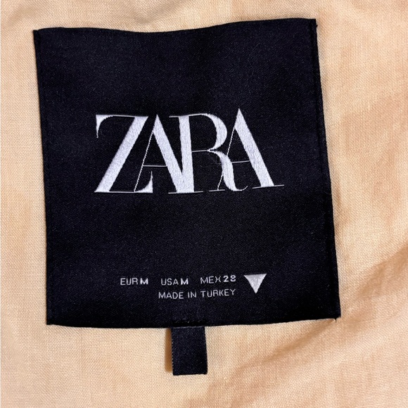 ZARA Cropped Yellow Vest Button Front Size Small - Picture 3 of 10